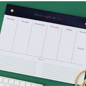 Final Price Drop New Kate Spade You’re Right on Time Undated Weekly Planner